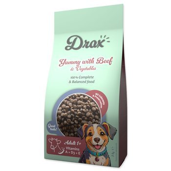 Krmivo Drax Adult s hovädzím mäsom a zeleninou 3kg