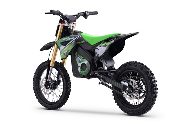Motocross elettrico per bambini e adolescenti Beneo Motors Falcon verde - 1600W