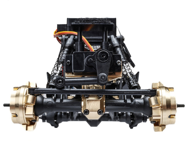 Axial kryt diferenciálu mosadz 6.5g: SCX24, AX24