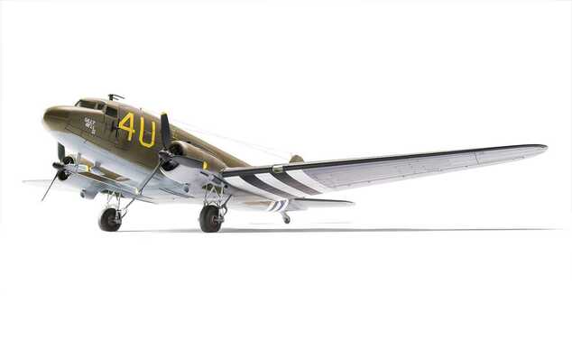 Klasični komplet aviona A08014 - Douglas C-47 A/D Skytrain (1:72)