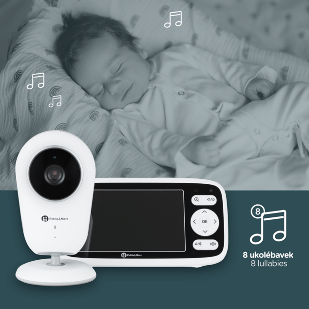 PETITE&amp;MARS Gyermek digitális bébiszitter NANO 4.0