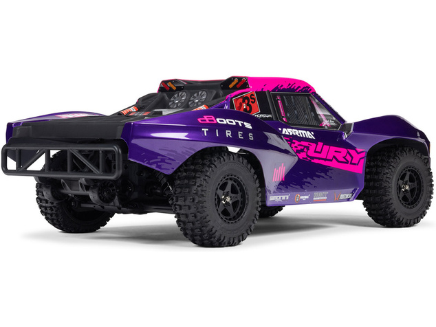 Arrma Fury 223S BLX 2WD 1:10 RTR DSC modrá