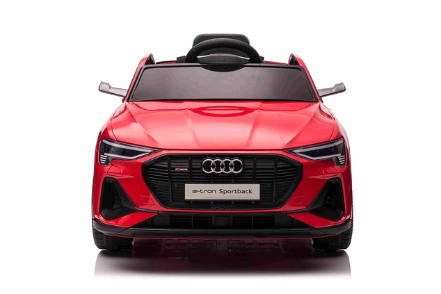 Elektrické autíčko Audi E-tron Sportback 12V, červené, široké jednomiestne sedadlo