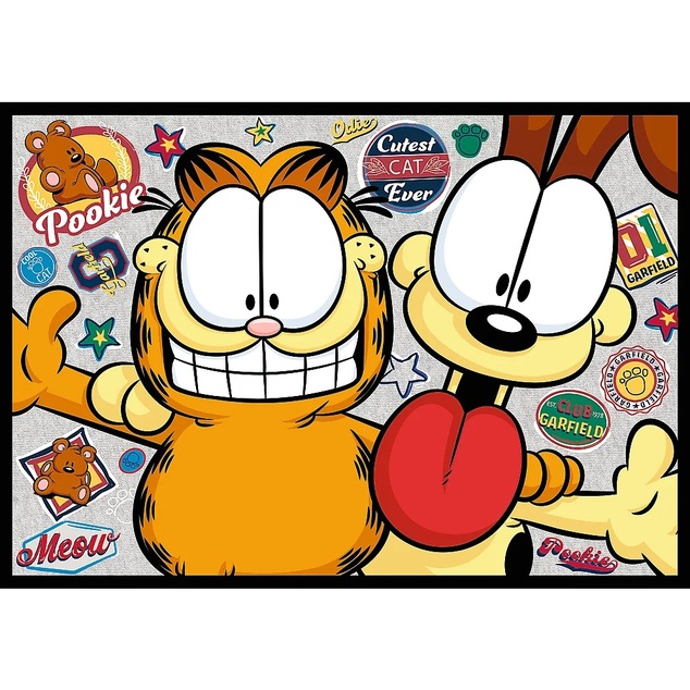 Trefl Puzzle 4x250 Garfield nemá rád pondelky