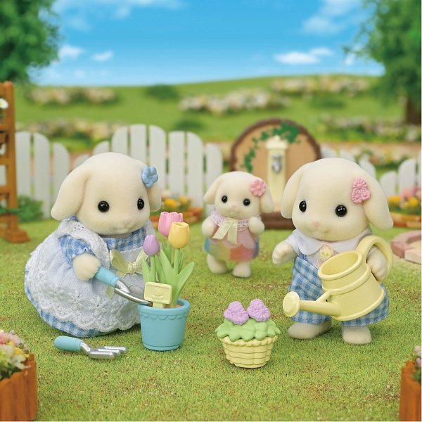 Sylvanian Families Kvetinový set a súrodenci Flora králikov