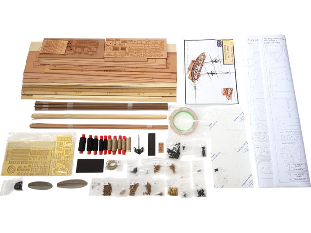 Vanguard Models HM Brig Harpy 1796 1:64 kit