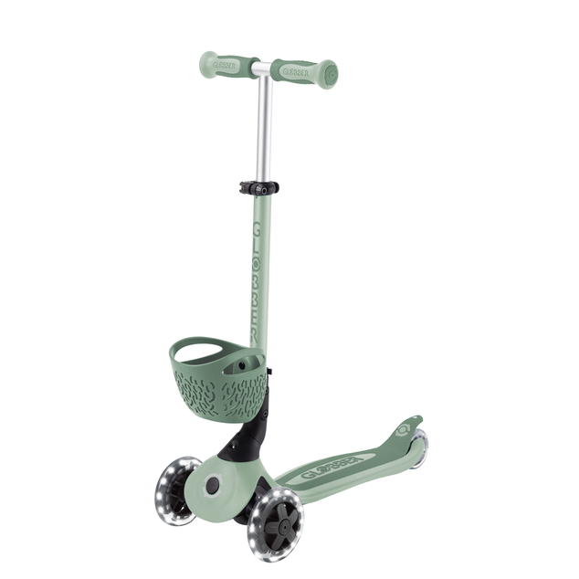 Globber kolobežka Go Up Baby lights 360 ° Sage