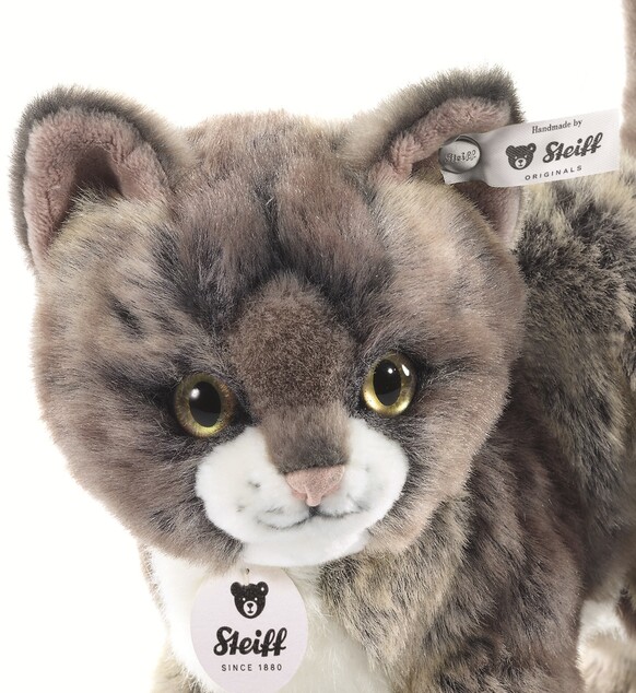 STEIFF Originals Kitty cat, светлосива плюшена играчка