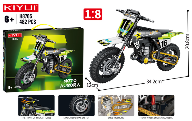 Set de construcție Motocicletă Rockstar 34 cm