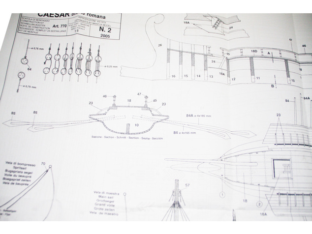 Mantua Model Caesar 1:30 kit