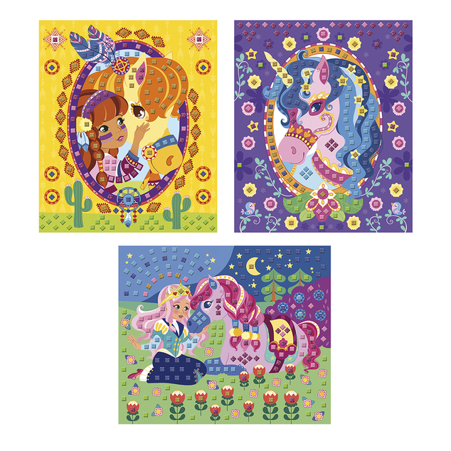 Janod Atelier Kreativset Mini Mosaik Einhorn