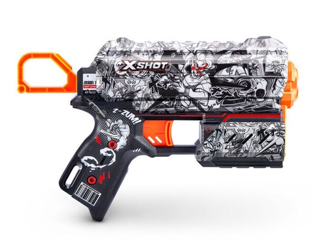 Zuru X-Shot Skins Flux Dart Blaster – Illustrate (8 šípok)