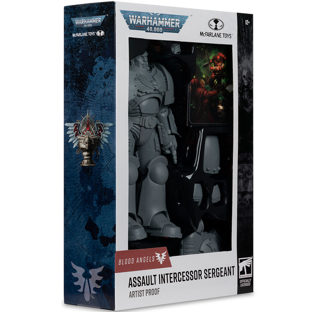 McFarlane figura Warhammer 40,000 Assault Intercessor Sergeant szürke