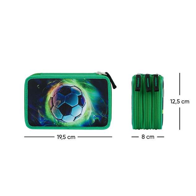 BAAGL Schulsport-Dreistock-Fußballpumpe Fußball.