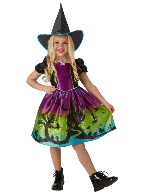 Hexenkostüm für Kinder Größe (110-116cm)