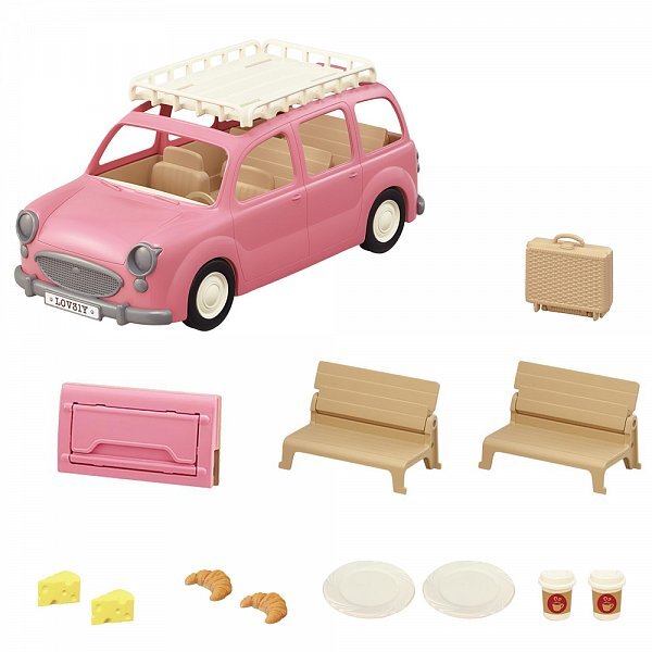 Sylvanian Families Rodinné auto ružové Van