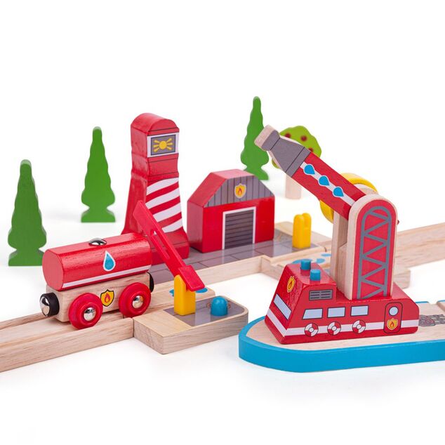 Soccorritori marini dei vigili del fuoco di Bigjigs Rail
