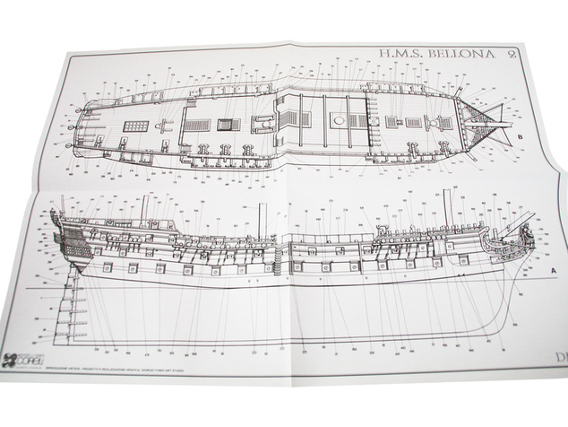 COREL HMS Bellona 1760 1:100 kit