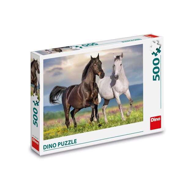 Puzzle Caii îndrăgostiți 500 de piese