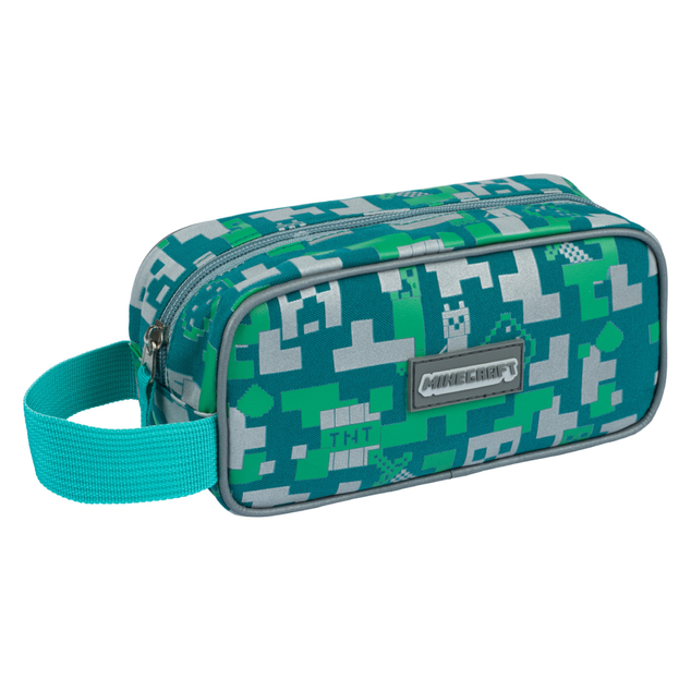 MINECRAFT SET 2 Silber Creeper: Handtuch, Tasche