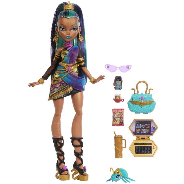 Monster High Bábika monsterka - Nefera