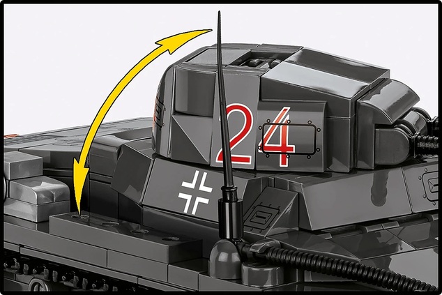 Cobi II WW Panzerkampfwagen I (France 1940), 1:28, 654 k, 1 f