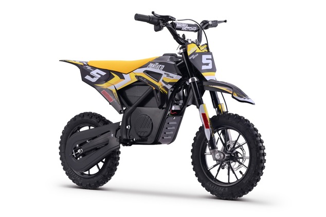 Motocross Eléctrico para niños Beneo Motors Panther amarillo - 550W
