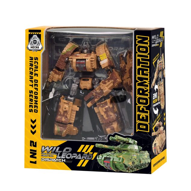 Robot rozložiteľný tank zelený