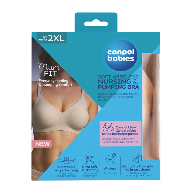 CANPOL BABIES Сутиен за кърмене и изпомпване MumFIT 2XL