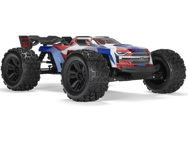 Arrma Kraton 6S V6 BLX 1:8 4WD RTR modrá/ružová