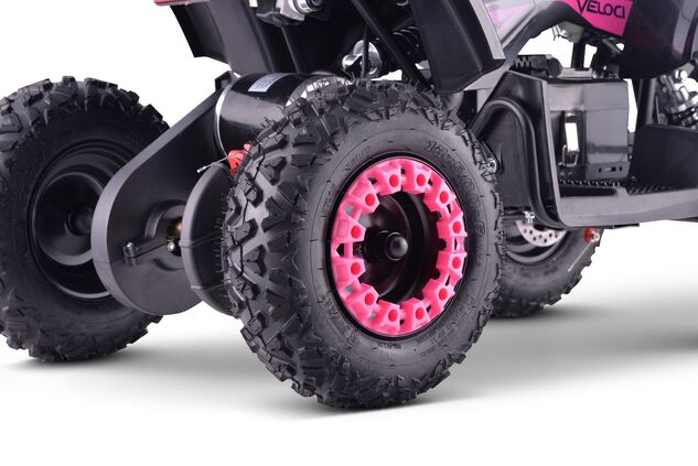 Elektrisches Kinder-Quad Beneo Motors Veloci pink - 800W
