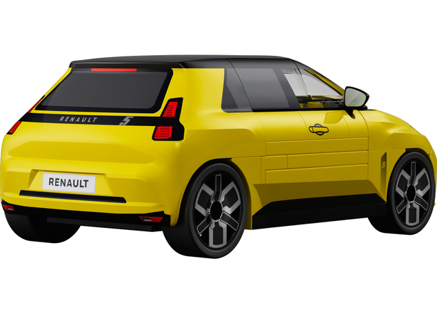 Cobi Renault 5 e-tech 1:35 Žltá