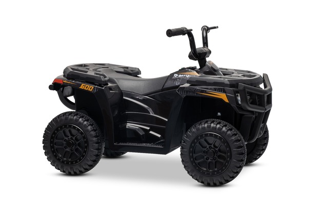 Licencovaná elektrická štvorkolka Arctic Cat 12V so zadným pohonom, čierna, LED svetlá, Lí
