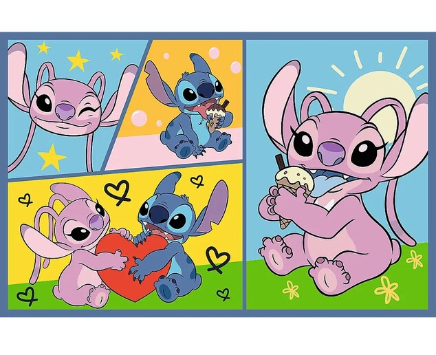 Trefl Puzzle 2 x 70 Lilo &amp; Stitch - So Stitchom nie je nuda
