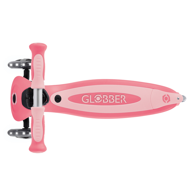Globber kolobežka Go Up Baby lights 360 ° Coral Pink