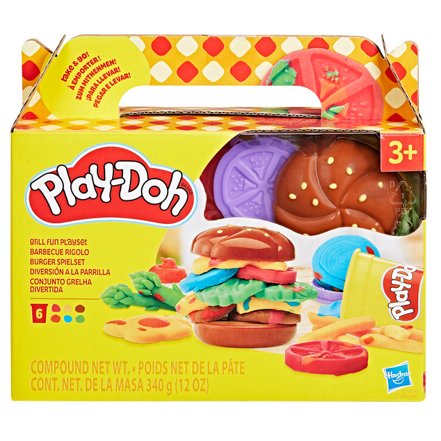 HASBRO – Play-Doh kis finomságok, hamburger