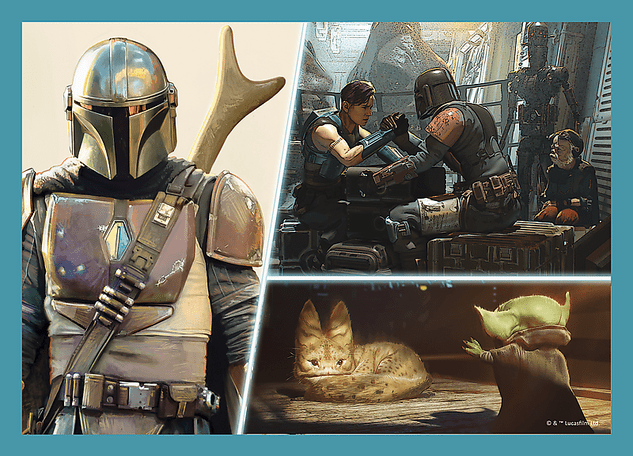Trefl Puzzle 4v1 - Mandalorian