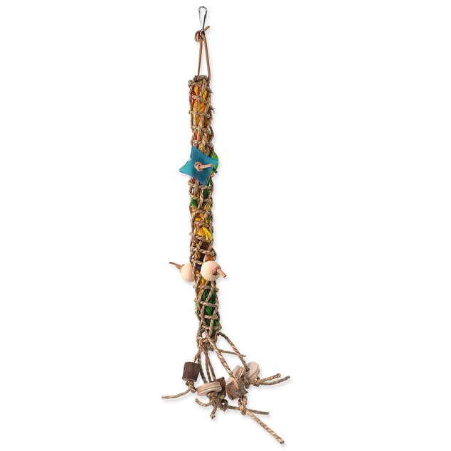 Spielzeug Bird Jewel aus Seil kletternder hängender 60x13cm