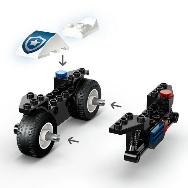 LEGO® City 60455 Urmărire pe motocicleta de poliție