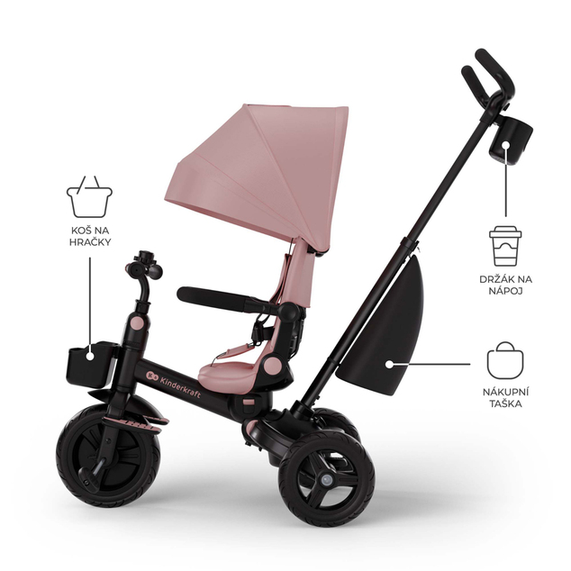 KINDERKRAFT Dreirad Aveo 2 Plus Pink