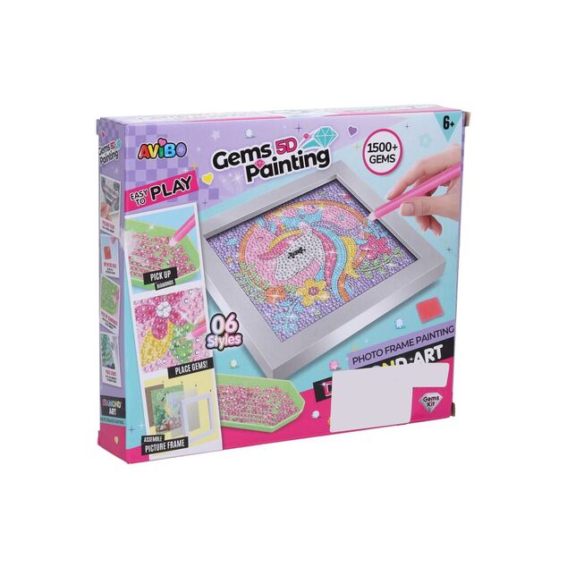 Kreatívny set obraz s kamienkami lama 17 cm