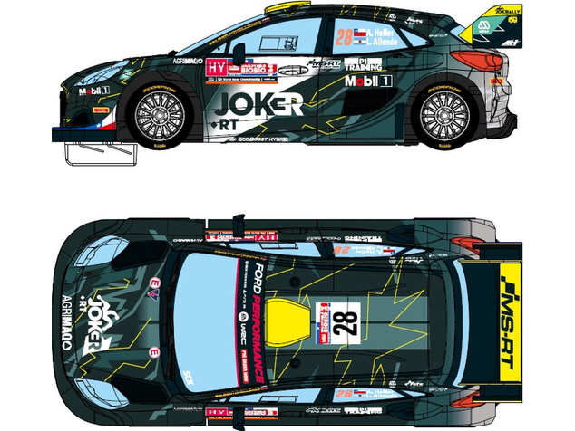 SCX Compact Ford Puma WRC Heller