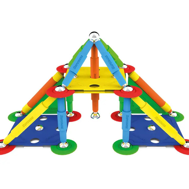 SUPERMAG magnetická stavebnica Multicolor 60ks