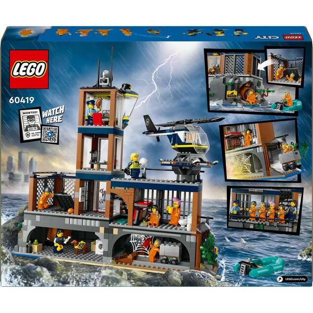 LEGO® City 60419 Poliția și închisoarea de pe insulă