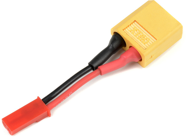 Konverzný kábel XT-60 prístroj - JST batéria 20AWG