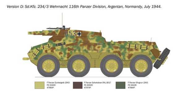 Model Kit military 6756 - Sd. Kfz. 234/3 (1:35)