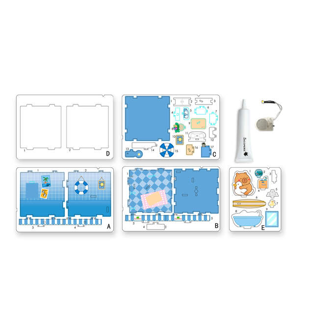 Sycomore Chibi mundo - Mini caja con capibara