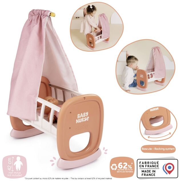 Smoby Baby Nurse Kolíska s nebesami pre bábiky