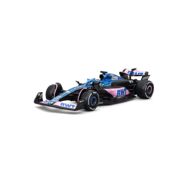 Bburago 1:43 RACE Formula F1 - BWT Alpine F1 Team A524 (2024) #31 (Esteban Ocon) - with dr