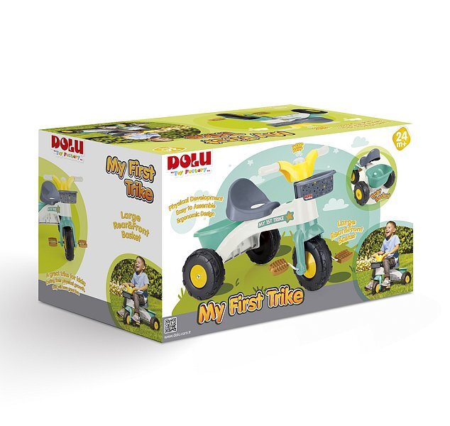 Dolu Moja prvá trojkolka s madlom